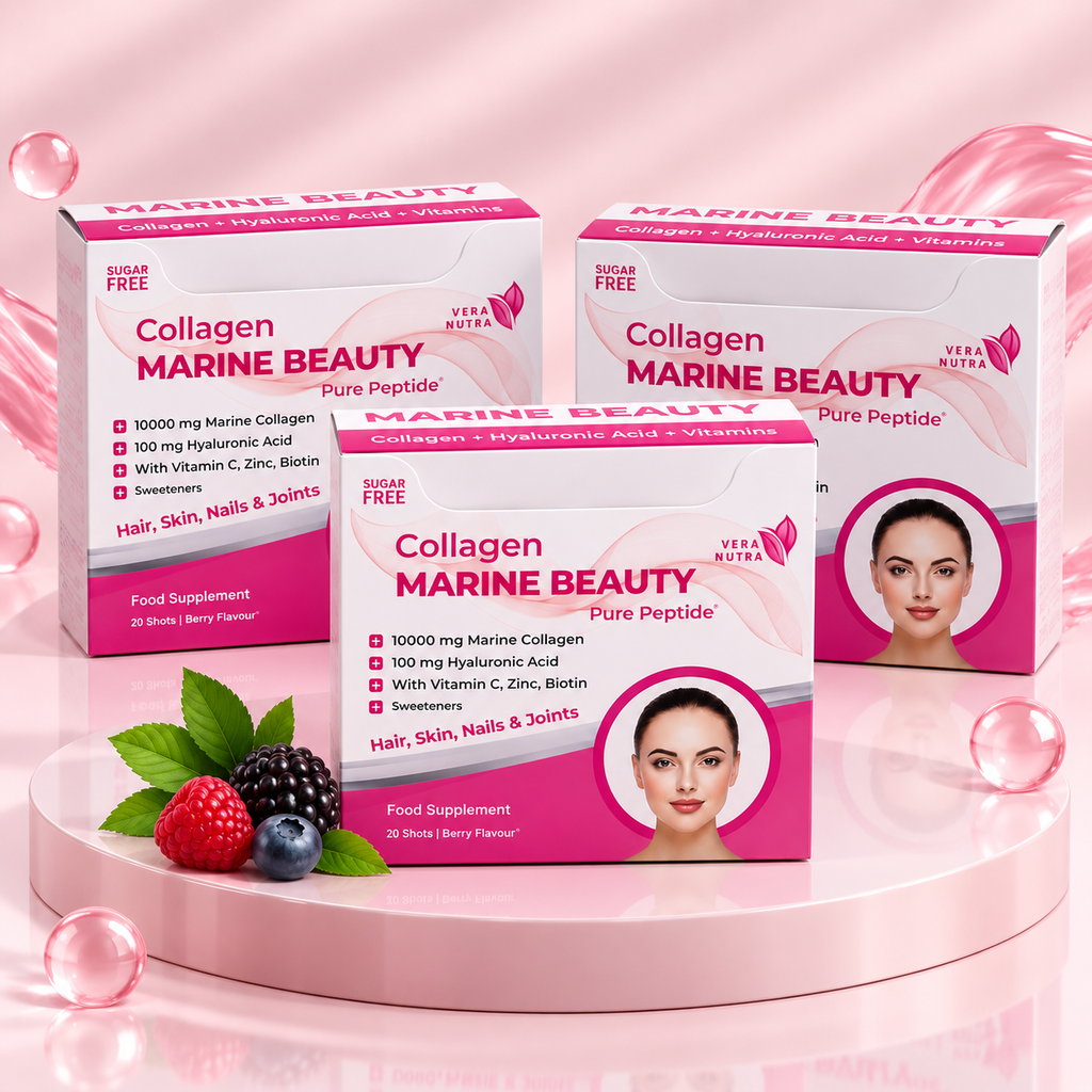 Vera Nutra Collagen Marine Beauty - 3 Boxes 60 Shots